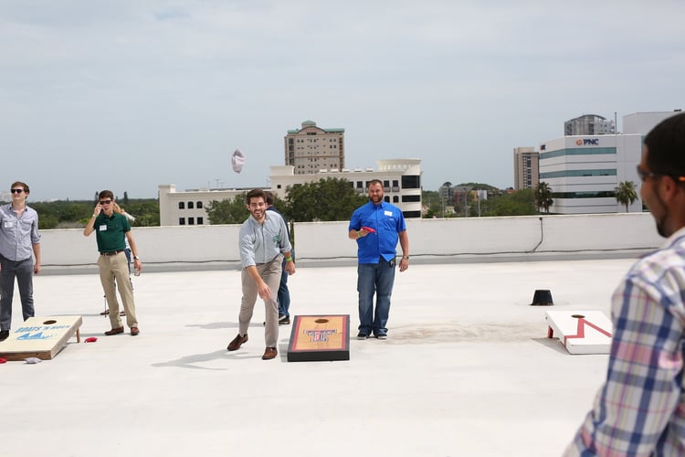 S-One Rooftop Event Brings Area Interns Together