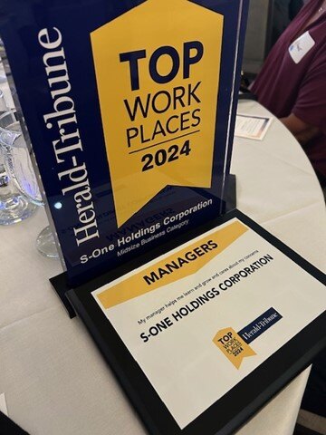 S-One Ranks #1 Midsized Company in Herald-Tribune Top Workplaces for Sarasota-Manatee